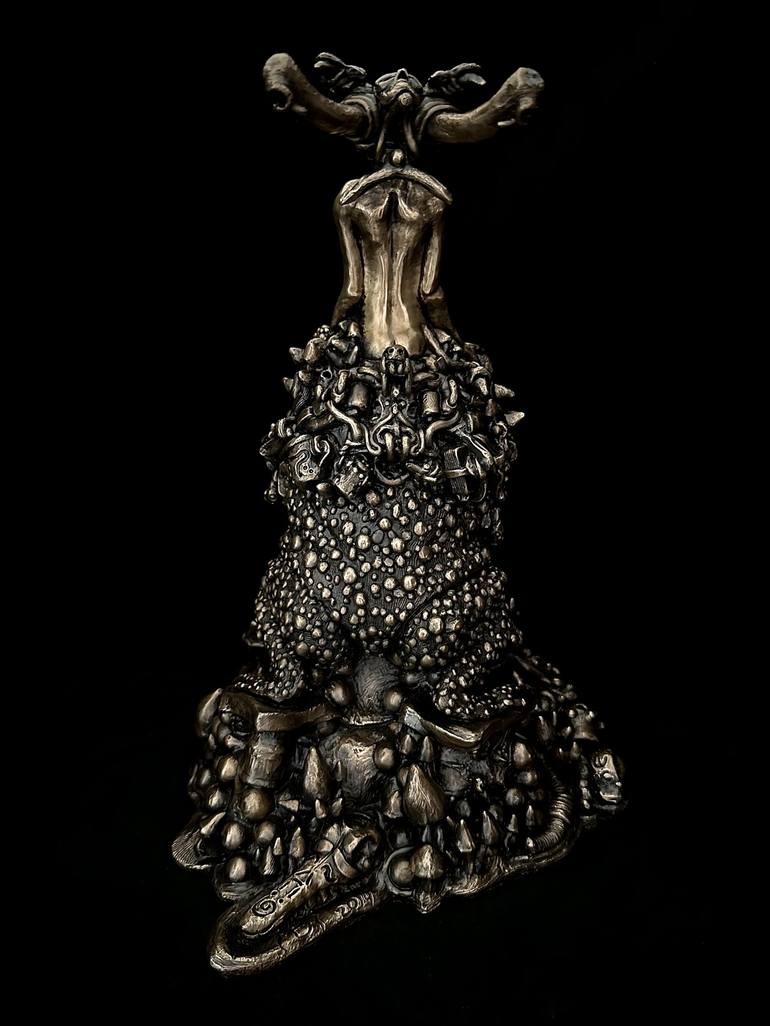 Original Surrealism Fantasy Sculpture by Michael Angell