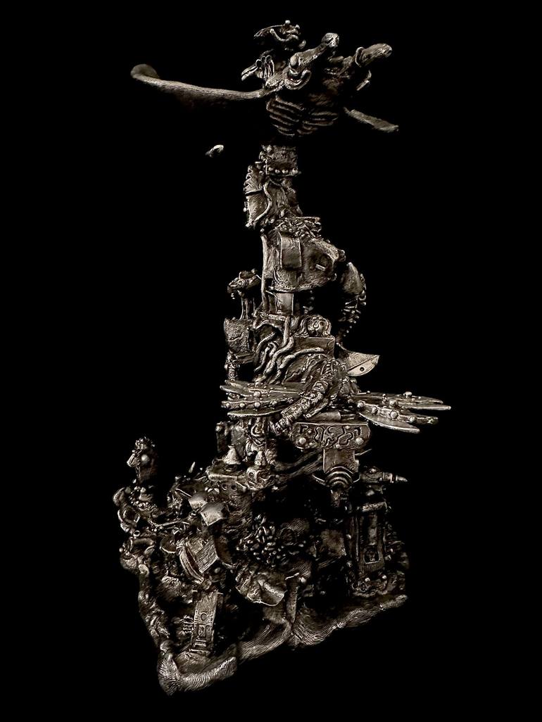 Original Abstract Fantasy Sculpture by Michael Angell