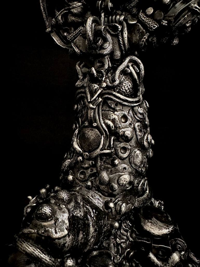 Original Abstract Fantasy Sculpture by Michael Angell