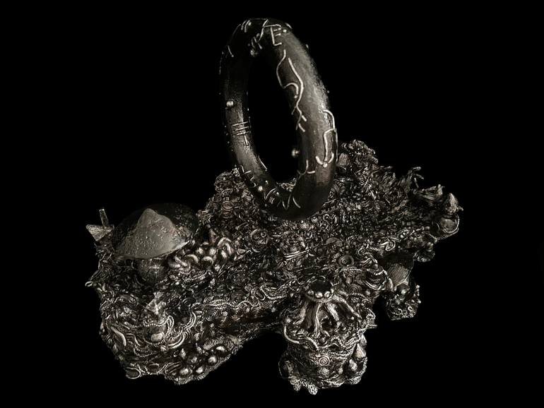 Original Conceptual Fantasy Sculpture by Michael Angell