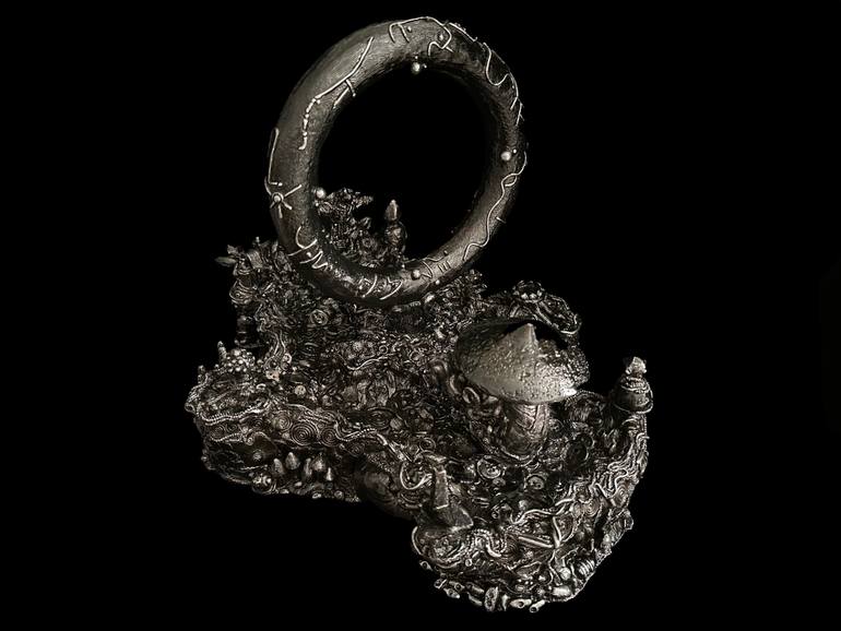 Original Conceptual Fantasy Sculpture by Michael Angell