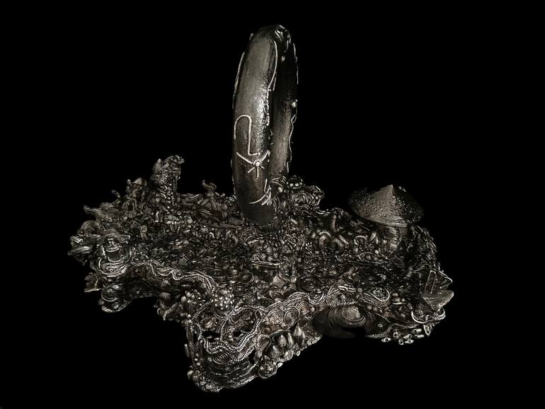 Original Conceptual Fantasy Sculpture by Michael Angell
