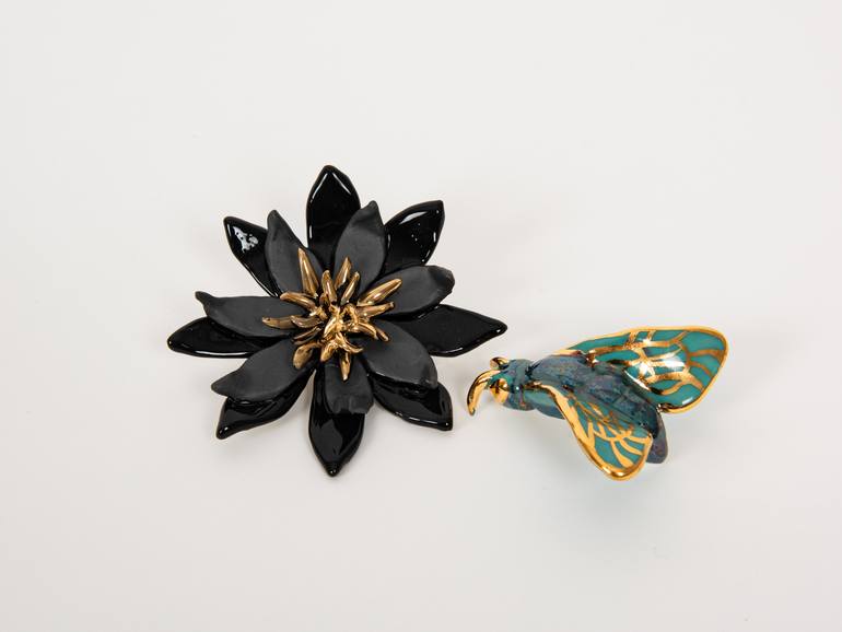 Original Abstract Expressionism Animal Sculpture by Silviya Saikali