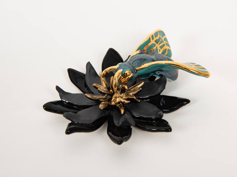 Original Abstract Expressionism Animal Sculpture by Silviya Saikali