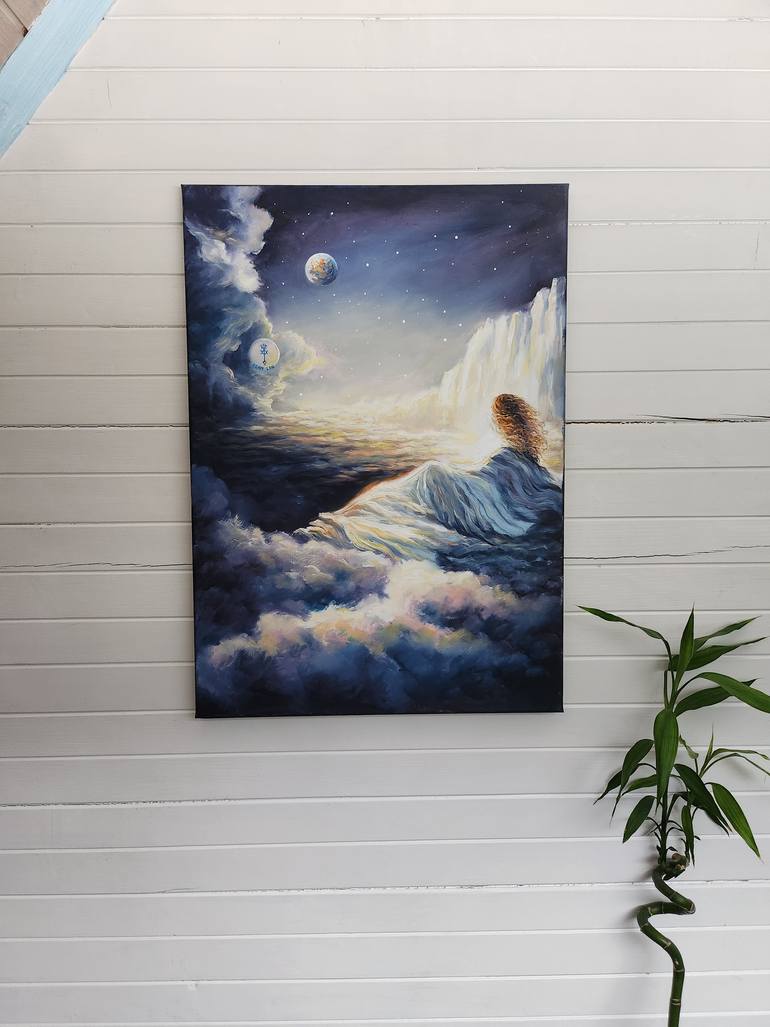 Original Impressionism Fantasy Painting by Boris Kos