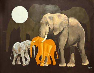 Original Animal Paintings by Moises Issi