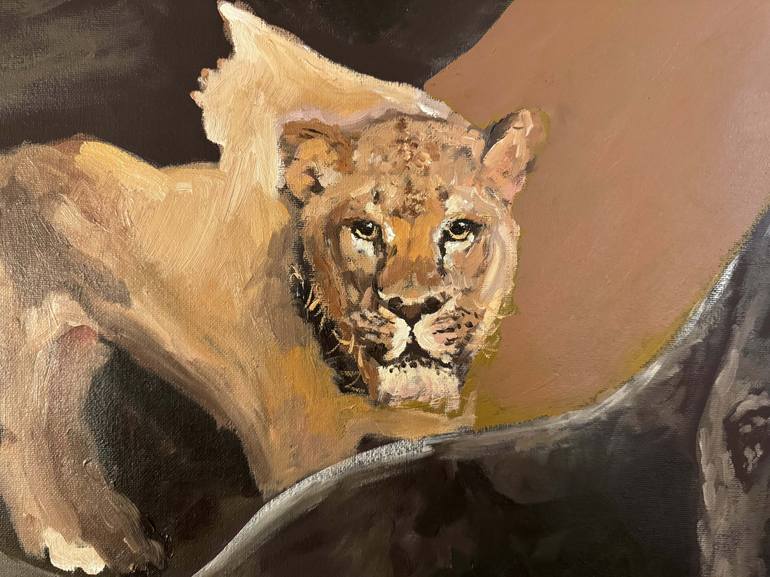 Original Animal Painting by Moises Issi