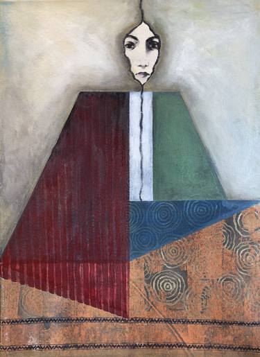 Original Contemporary Fantasy Painting by Sanaz Safanasab