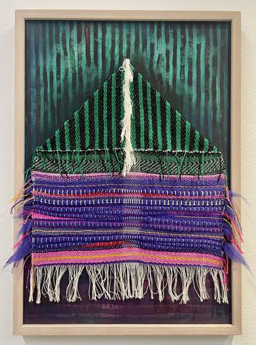 Original Abstract Mixed Media by Sanaz Safanasab