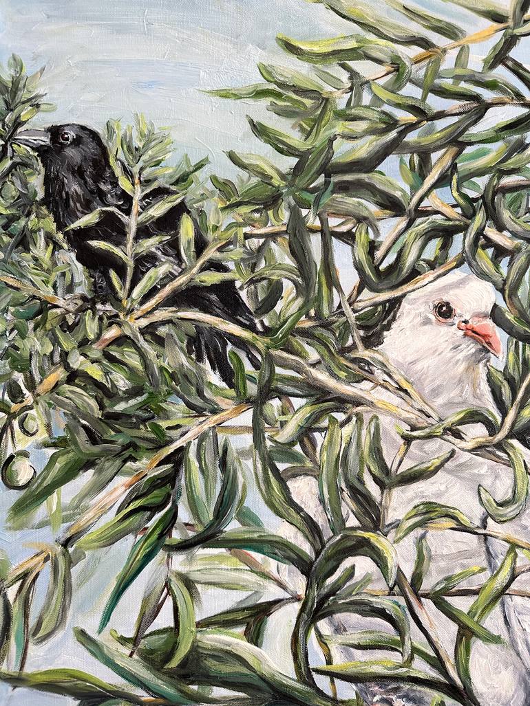 Original Symbolism Nature Painting by Efrat Baler-Moses