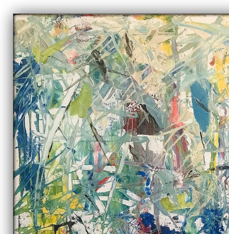 Original Abstract Painting by Hans Werner Schneider