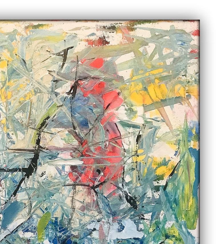 Original Abstract Painting by Hans Werner Schneider