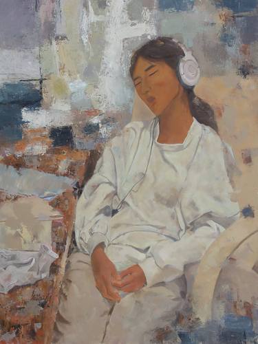 Original Expressionism People Paintings by Jihae Lee