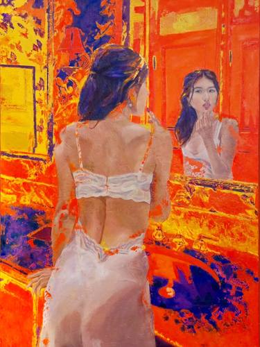 Original Expressionism Women Paintings by Jihae Lee