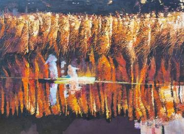 Original Abstract Landscape Paintings by Jihae Lee