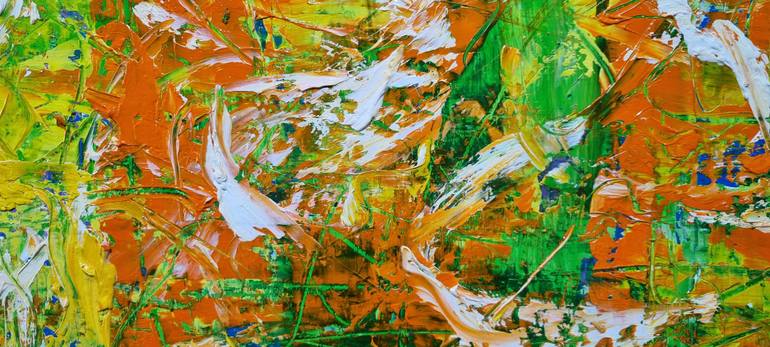 Original Abstract Expressionism Abstract Painting by Jihae Lee