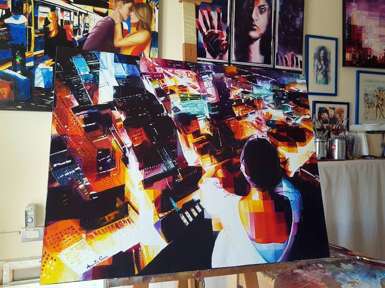 Original Cities Painting by Assunta Cassa