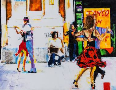 Print of Performing Arts Paintings by Assunta Cassa