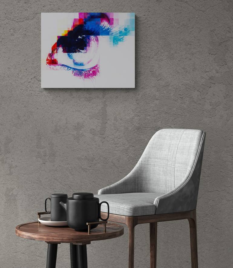 Original Abstract Expressionism People Painting by Assunta Cassa