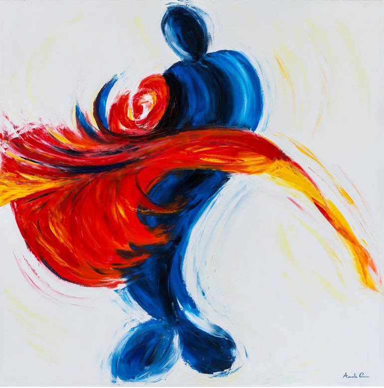 Tango Passion Painting by Assunta Cassa | Saatchi Art