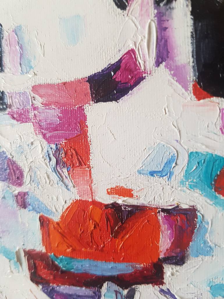 Original Abstract Love Painting by Assunta Cassa
