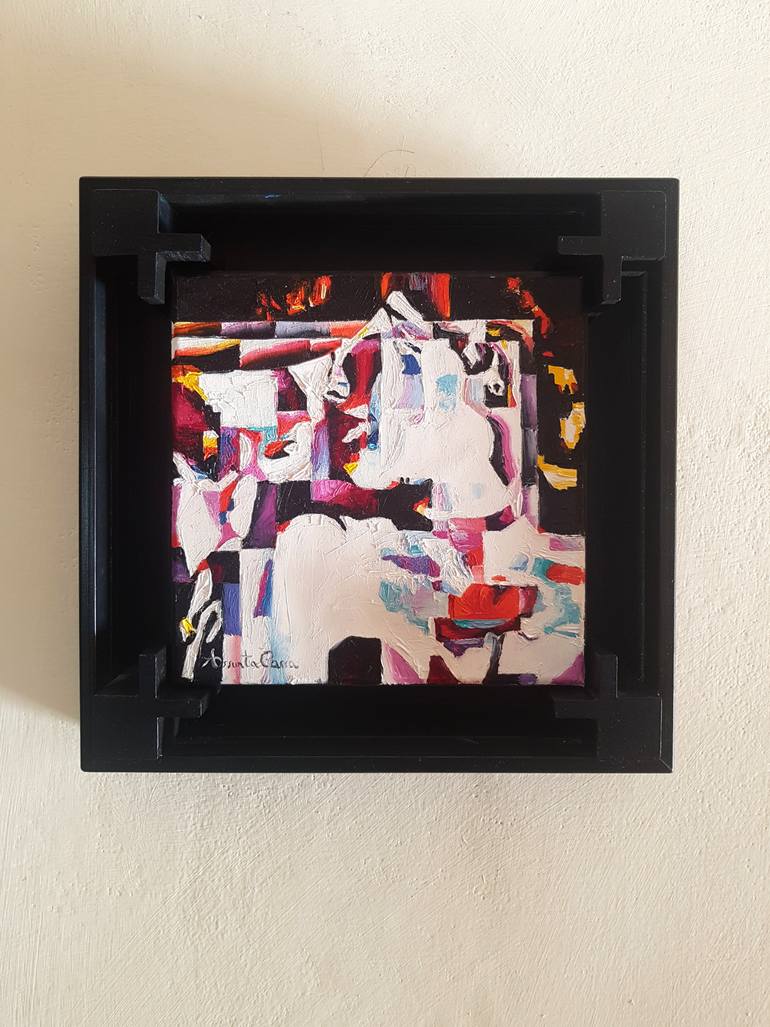 Original Abstract Love Painting by Assunta Cassa