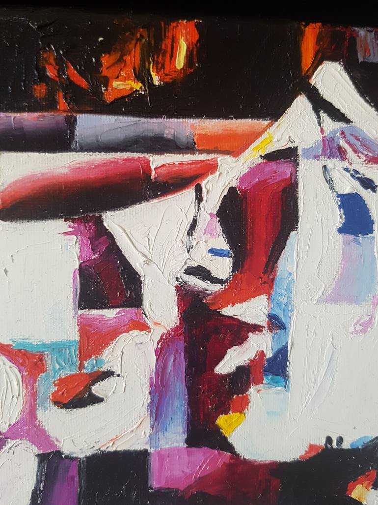 Original Abstract Love Painting by Assunta Cassa