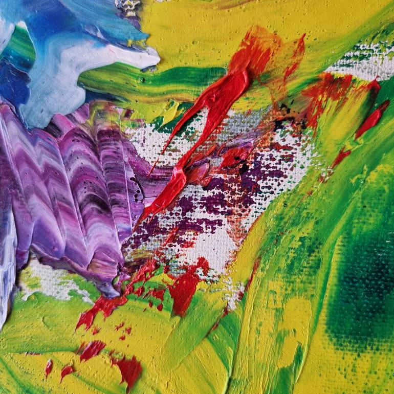 Original Abstract Expressionism Abstract Painting by Assunta Cassa