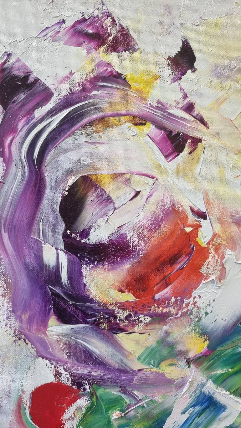 Original Abstract Expressionism Abstract Painting by Assunta Cassa