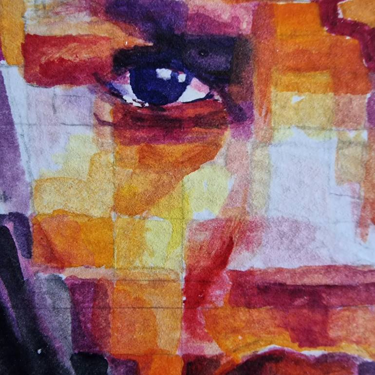 Original Abstract Expressionism People Painting by Assunta Cassa
