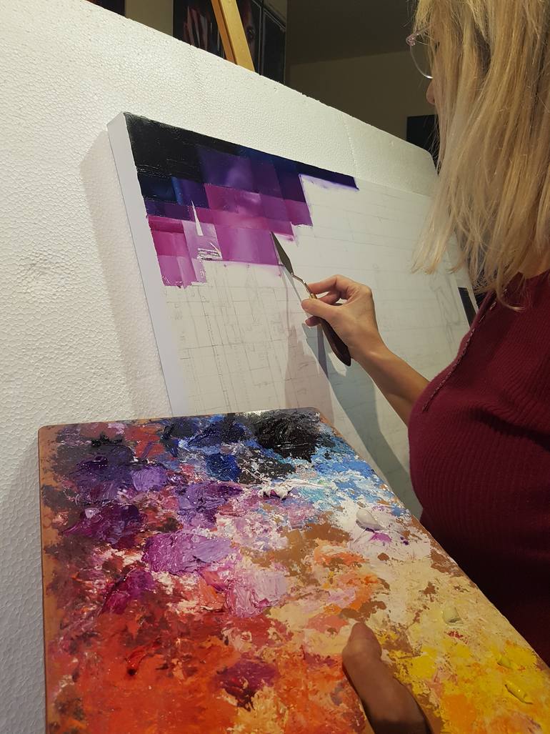 Original Contemporary Landscape Painting by Assunta Cassa