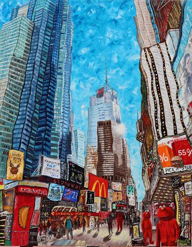 Original Impressionism Cities Paintings by Jesus Francisco Gomez Guillen