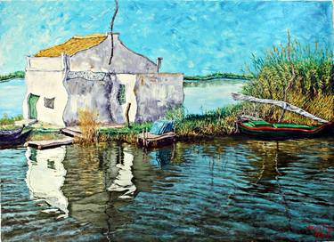 Original Impressionism Landscape Paintings by Jesus Francisco Gomez Guillen