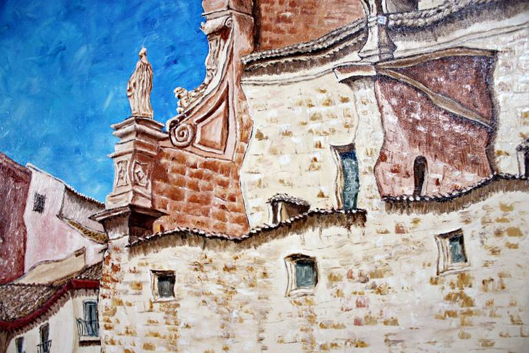 Original Impressionism Cities Painting by Jesus Francisco Gomez Guillen