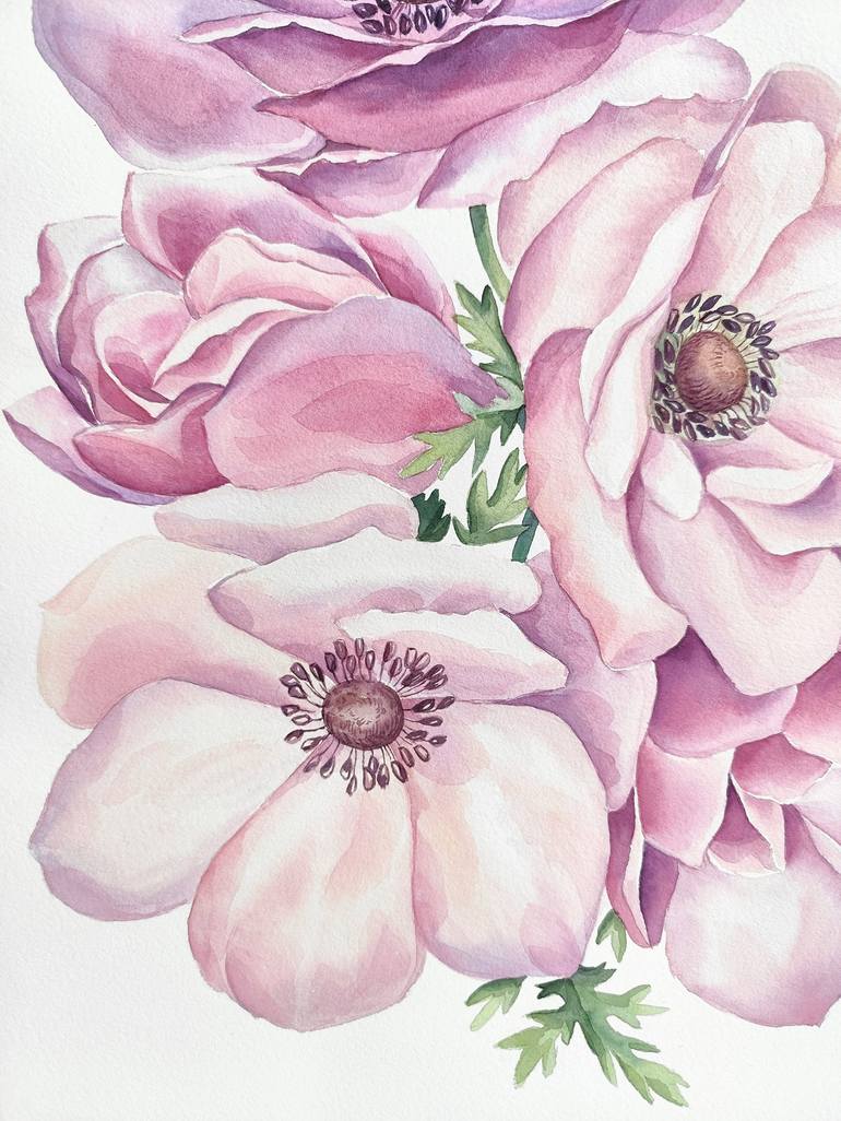 Original Realism Floral Painting by Irina Diasli