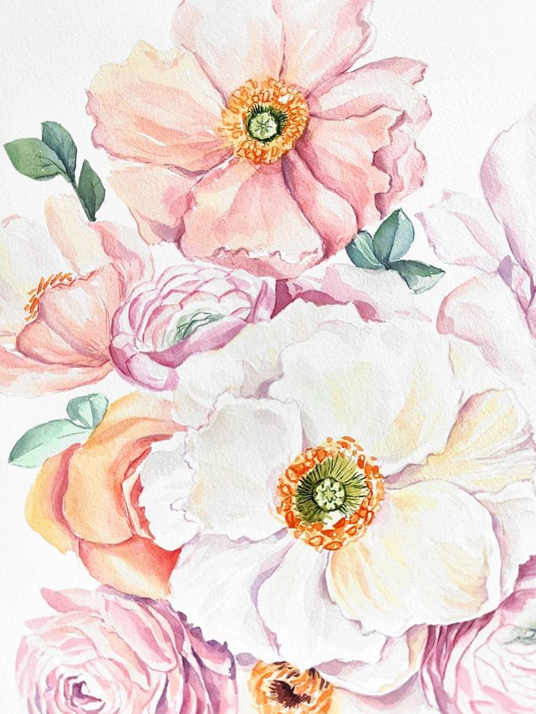 Original Floral Painting by Irina Diasli