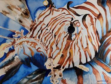 Original Contemporary Animal Painting by Jeanne Rietzke