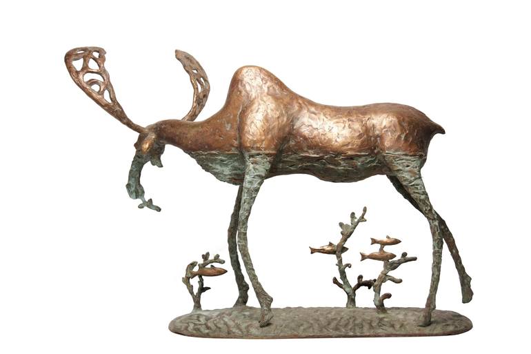 Original Realism Animal Sculpture by Viktor Erdyneev