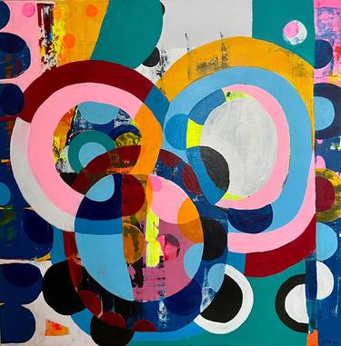 Print of Pop Art Abstract Paintings by Kajsa-Tuva Werner