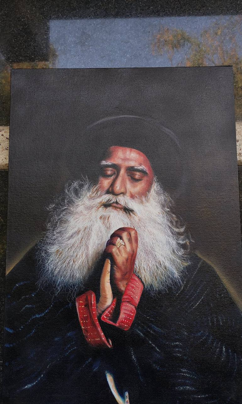Original Men Painting by Aakash Kudrimoti