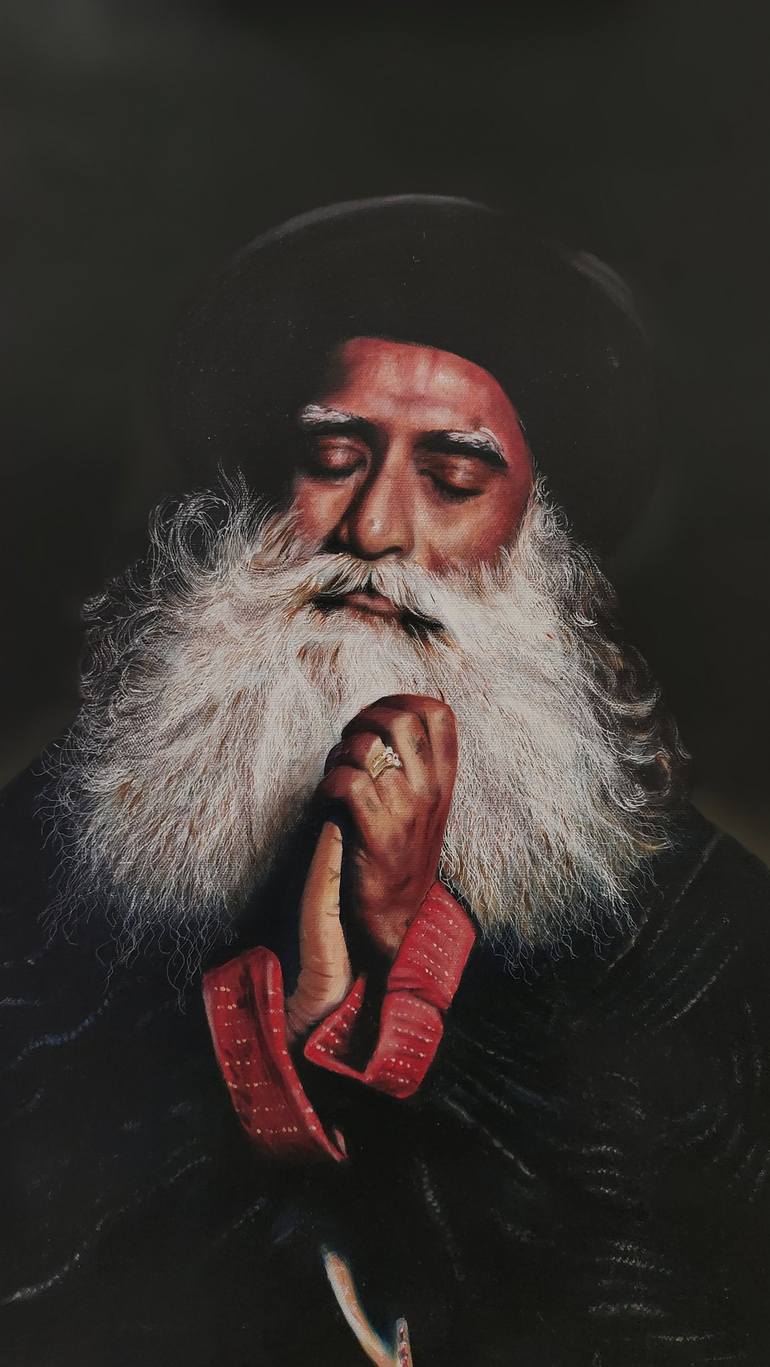 Original Men Painting by Aakash Kudrimoti