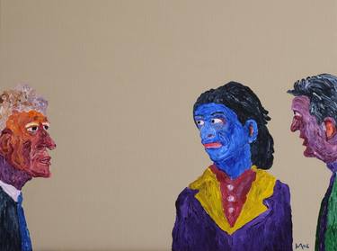 Original Contemporary People Paintings by Josefina Ayllón