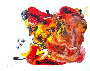 Original Abstract Paintings by Nadja Schilling