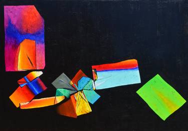 Original Abstract Science/Technology Paintings by Gianfranco Bianchi
