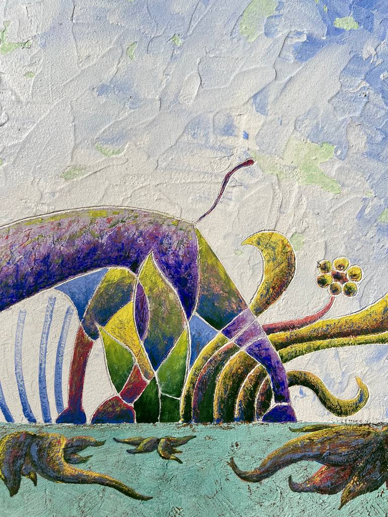 Original Neo-impressionism Classical Mythology Painting by Angelo Pilli