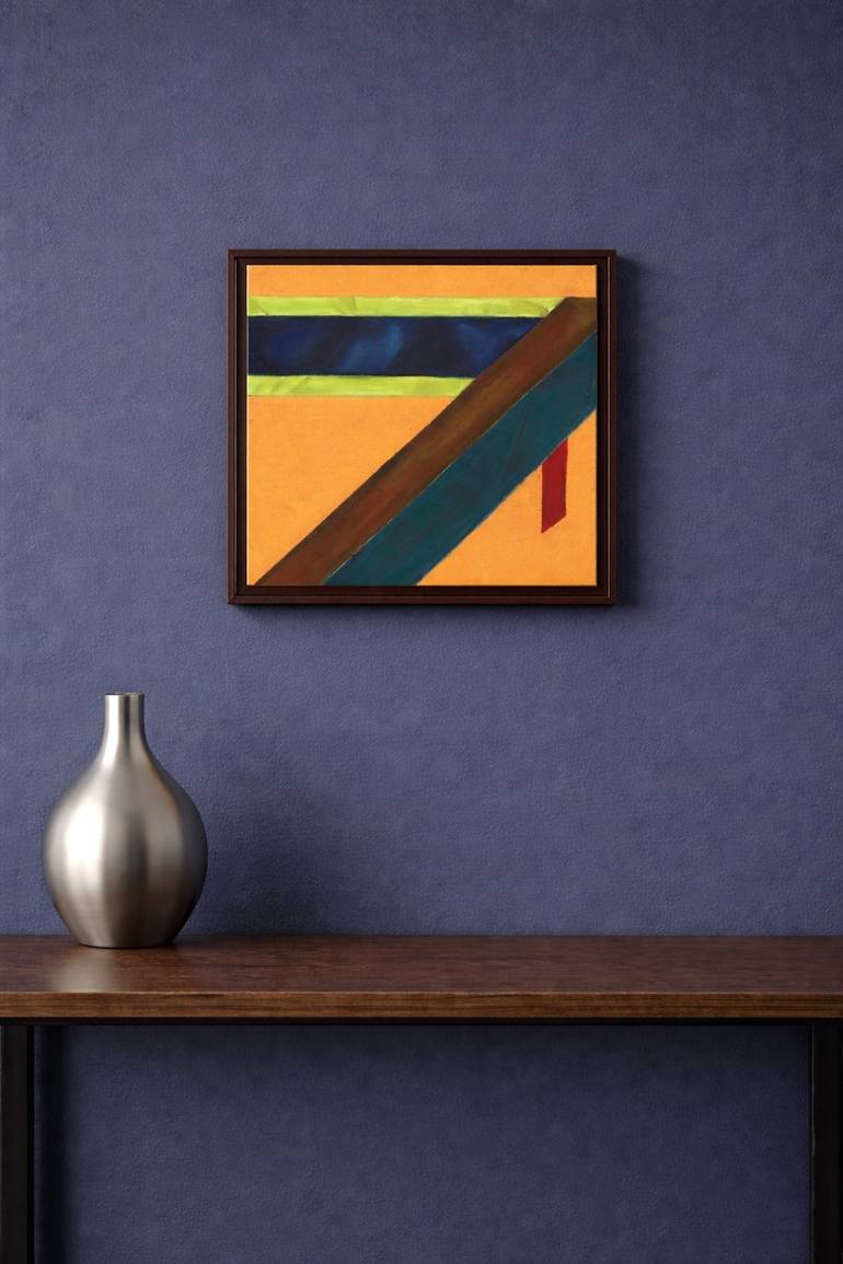 Original Abstract Still Life Drawing by Kristine Facchetti