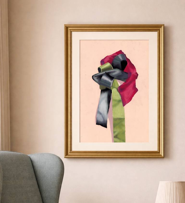 Original Realism Still Life Drawing by Kristine Facchetti