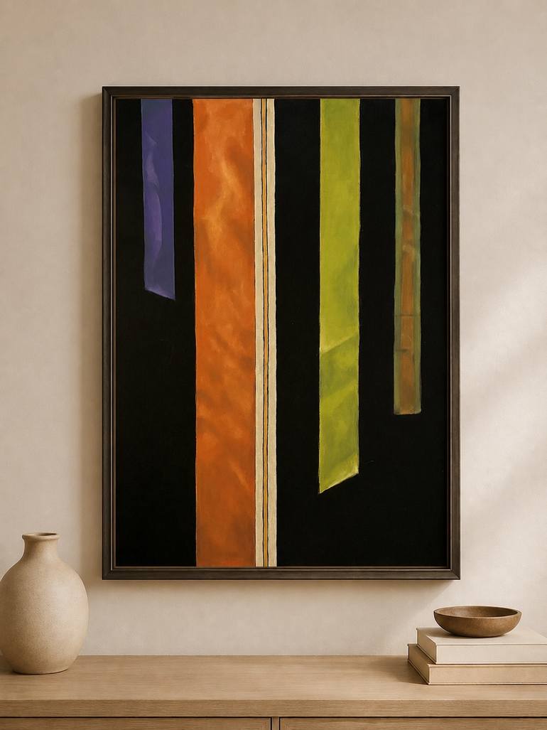 Original Minimalism Abstract Painting by Kristine Facchetti