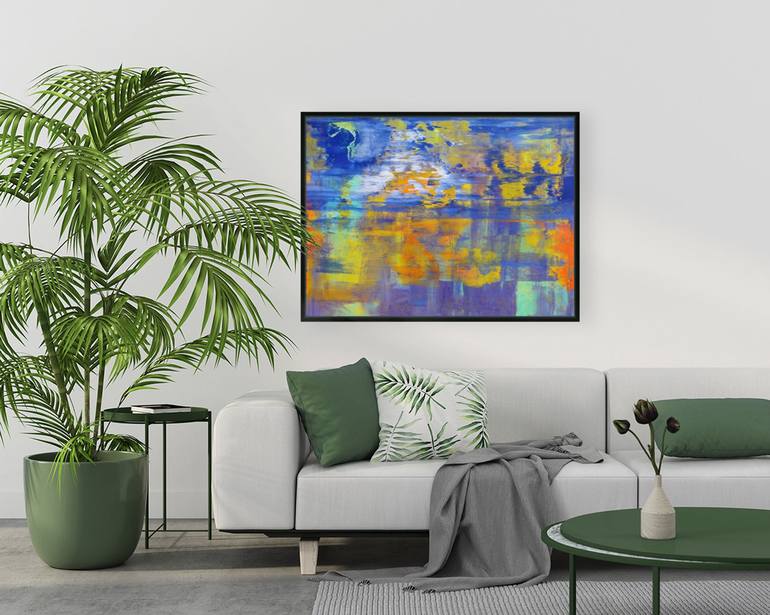 Original Abstract Landscape Painting by Chris Carbone