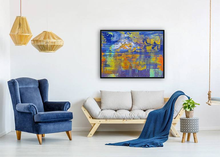 Original Abstract Landscape Painting by Chris Carbone